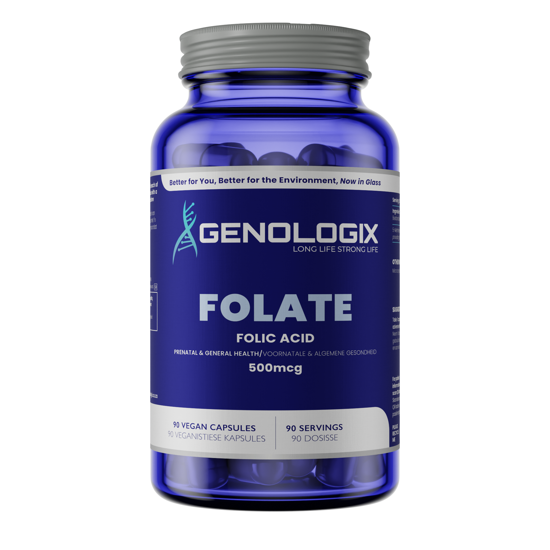 Folate (Folic Acid) 500mcg - Genologix