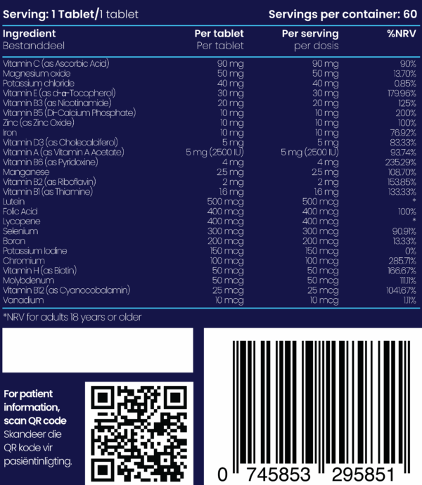 Adults Multivitamin Complex (Senior 50+) - Image 4