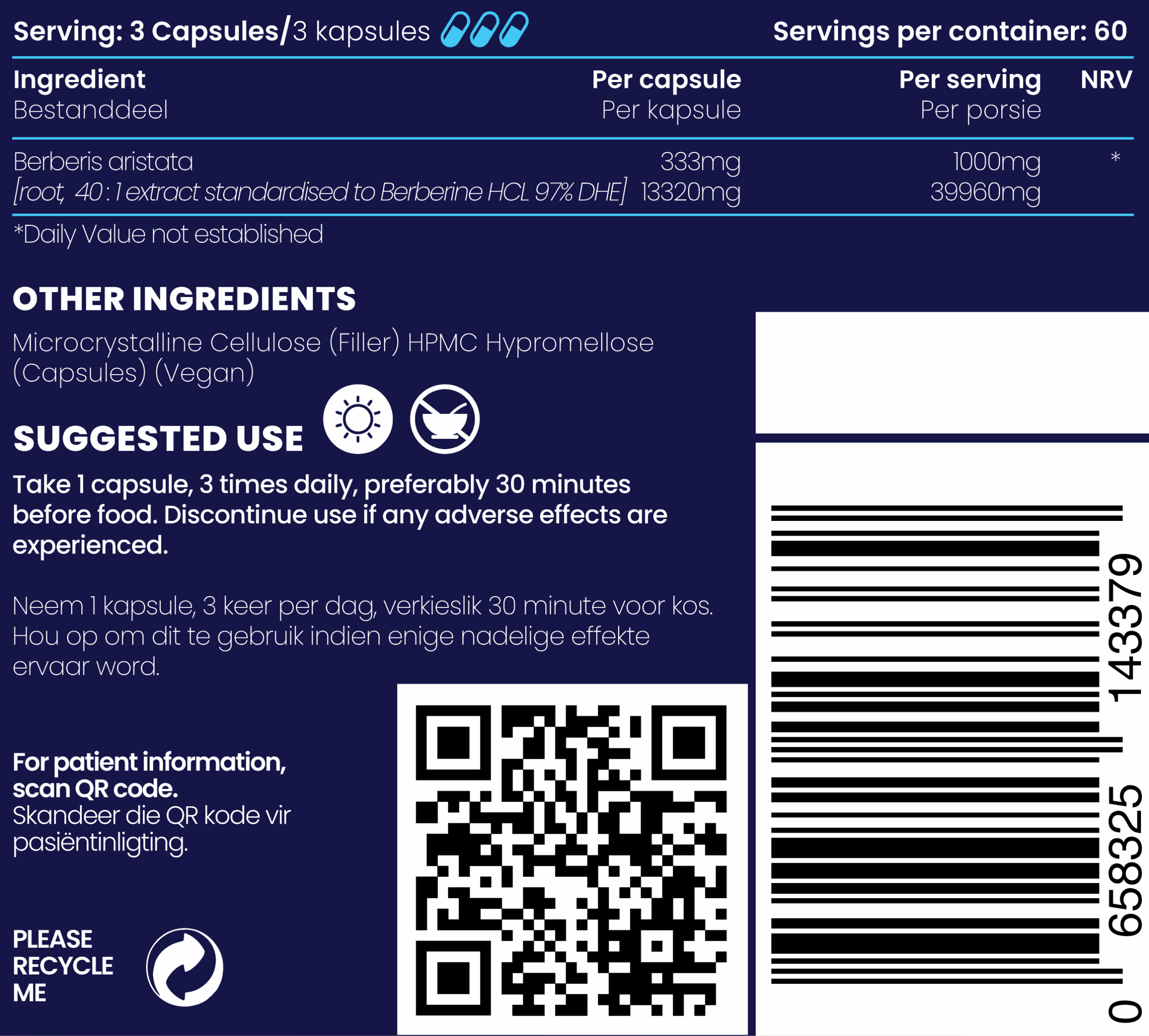 Berberine BULK - Image 4