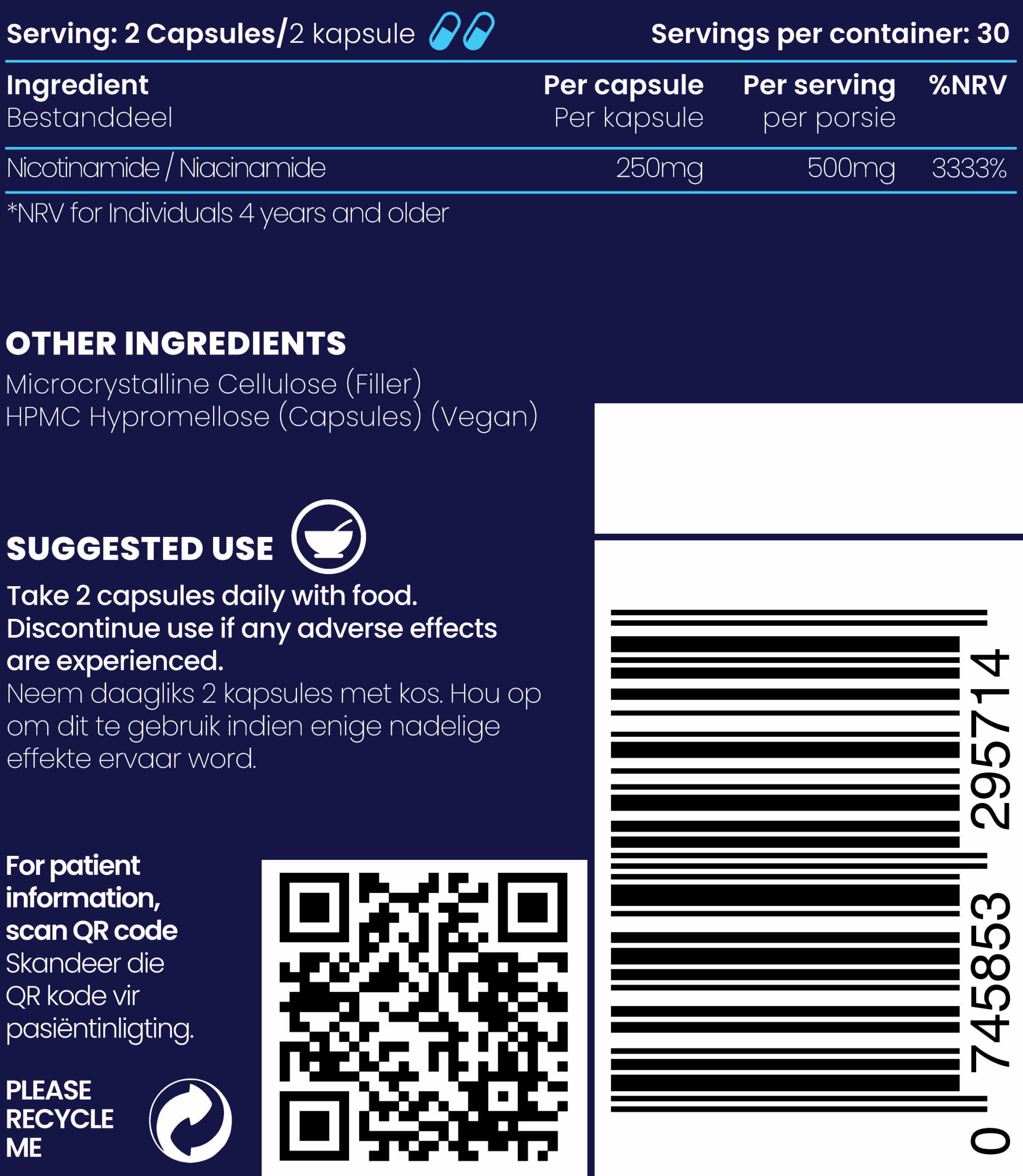 Nicotinamide (Vitamin B3/Niacinamide) - Image 4