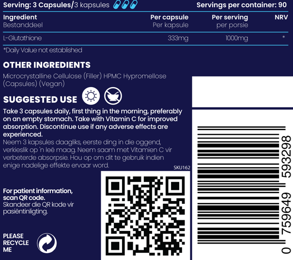 L-Glutathione 1000mg BULK - Image 4
