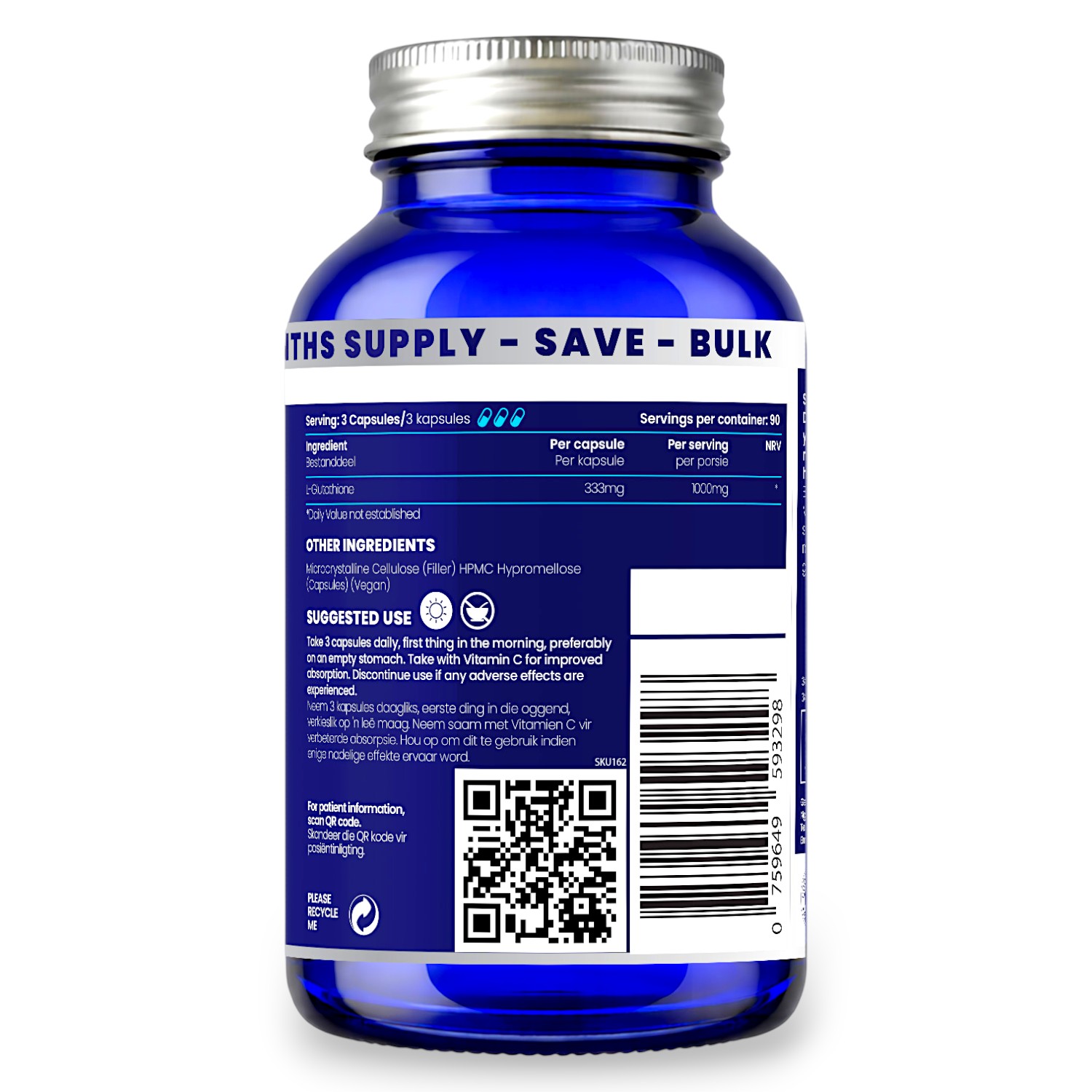 L-Glutathione 1000mg BULK - Image 3