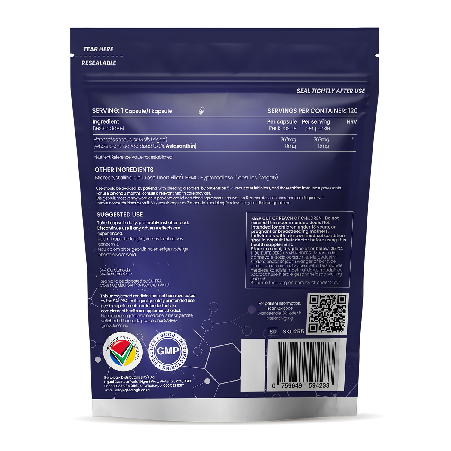 Astaxanthin 8mg (BULK 120 Days Supply) - Image 2